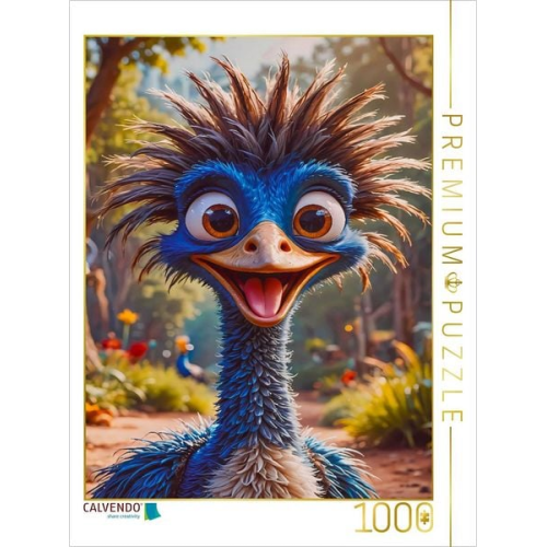 CALVENDO Puzzle Der Kasuar | 1000 Teile Lege-Größe 64x48cm Foto-Puzzle für glückliche Stunden