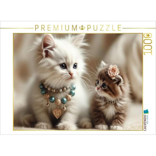 CALVENDO Puzzle Katzenmomente | 1000 Teile Lege-Größe 64x48cm Foto-Puzzle für glückliche Stunden
