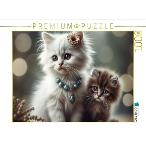 CALVENDO Puzzle Katzenmomente | 1000 Teile Lege-Größe 64x48cm Foto-Puzzle für glückliche Stunden