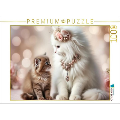 CALVENDO Puzzle Katzenmomente | 1000 Teile Lege-Größe 64x48cm Foto-Puzzle für glückliche Stunden