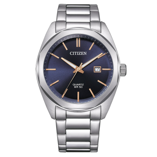 Citizen BI5110-54H Herren-Armbanduhr Quarz Blau/Roségoldfarben