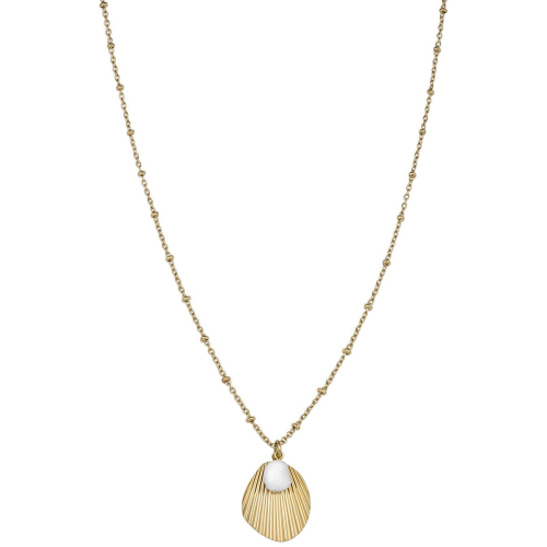 Rosefield JSPNG-J159 Damen-Halskette Goldfarben Muschel & Perle