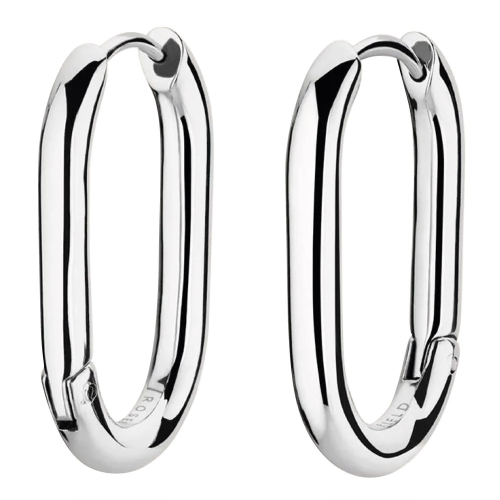 Rosefield JEOLS-J568 Damen-Ohrringe Creolen Oval Silberfarben