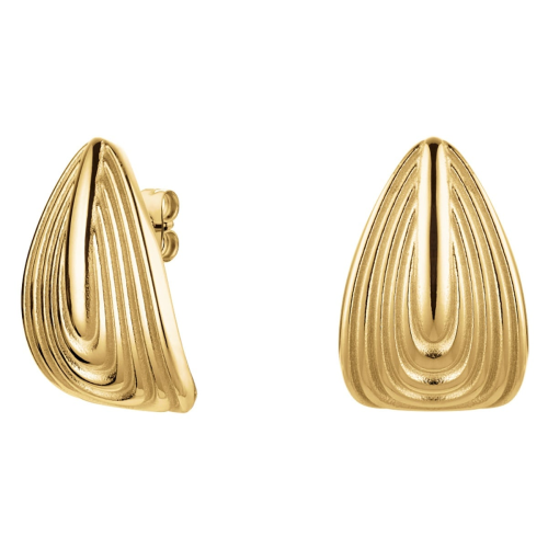 Rosefield JEREG-J965 Damen-Ohrringe Ohrstecker Retro Goldfarben