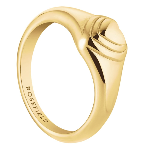 Rosefield JRPH Damenring Puffy Herz Goldfarben