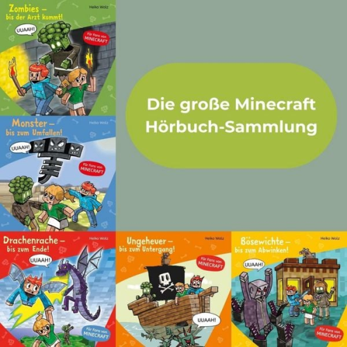Heiko Wolz - Minecraft : Die große Minecraft Hörbuch-Sammlung