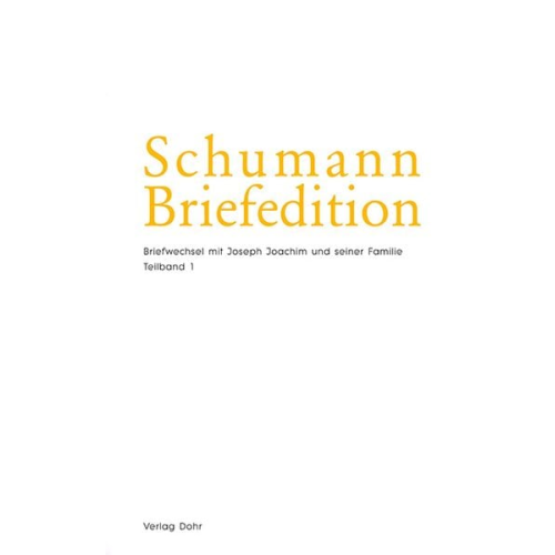 Schumann-Briefedition / Schumann-Briefedition II.2