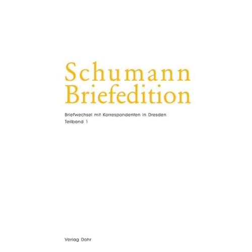 Schumann-Briefedition / Schumann-Briefedition II.22