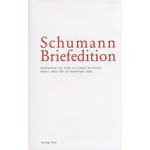 Schumann-Briefedition / Schumann-Briefedition I.4-7