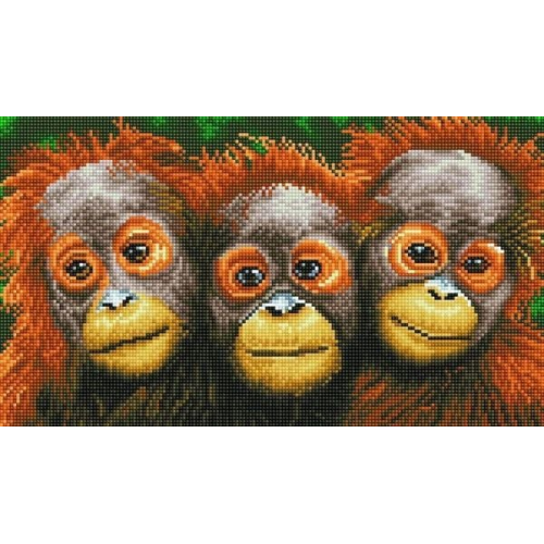 DIAMOND DOTZ - Diamond Painting Orang Utans