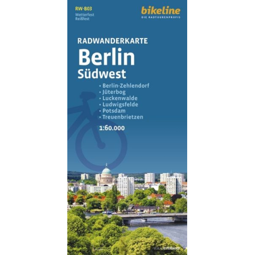 Radwanderkarte Berlin Südwest RW-B03