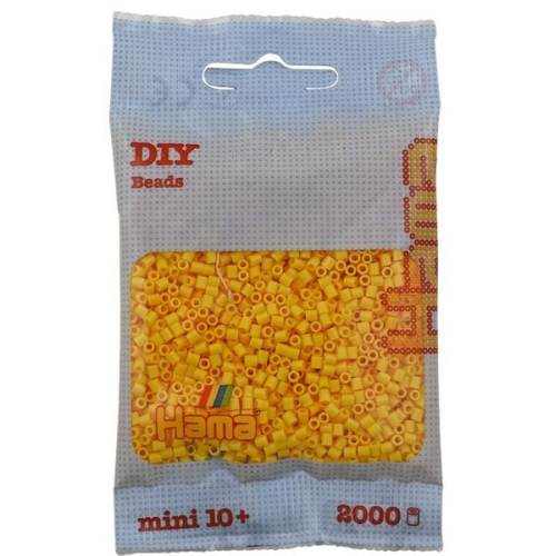 Hama - Mini-Perlen, 2000 Stück gelb