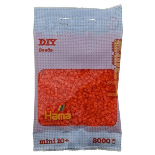 Hama - Mini-Perlen, 2000 Stück orange