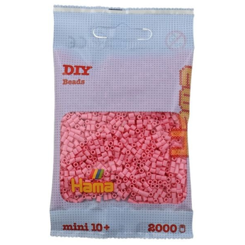 Hama - Mini-Perlen, 2000 Stück hellrot