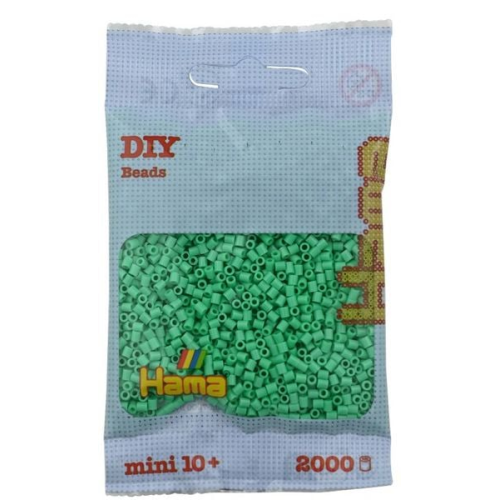Hama - Mini-Perlen, 2000 Stück hellgrün