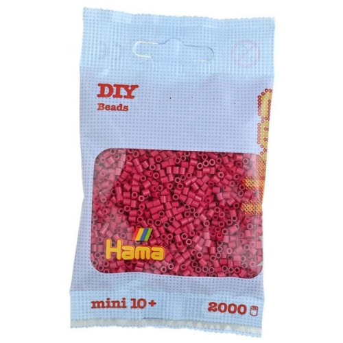 Hama - Mini-Perlen 2000 Stück violettrot