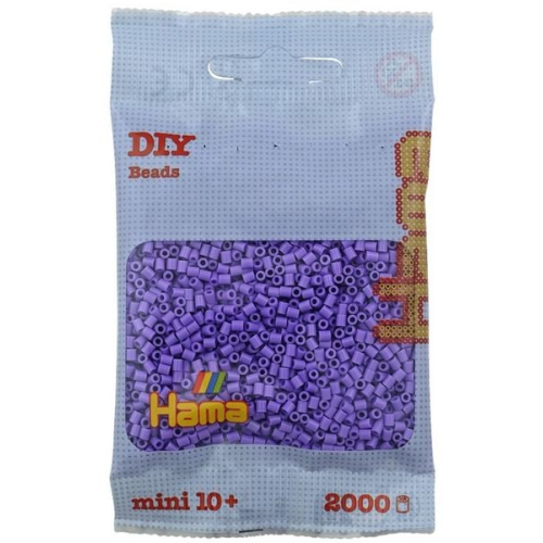 Hama - Mini-Perlen 2000 Stück pastell-lila