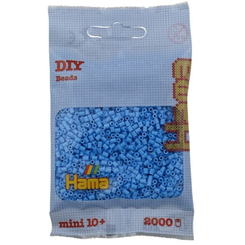 Hama - Mini-Perlen 2000 Stück pastell-blau