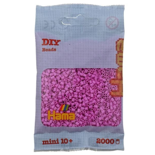 Hama - Mini-Perlen 2000 Stück pastell-pink