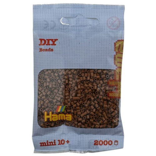 Hama 501-76 - DIY Bügelperlen Mini 10+, ca. 2000 Stück, Nougat
