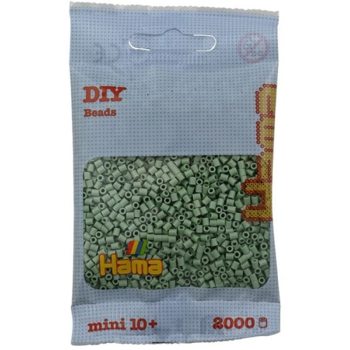 Hama 501-101 - DIY Bügelperlen Mini 10+, ca. 2000 Stück, Eukalyptus