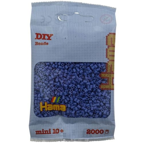Hama 501-107 - DIY Bügelperlen Mini 10+, ca. 2000 Stück, Lavendel