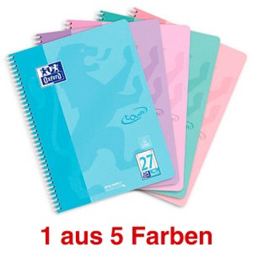 OXFORD Collegeblock TOUCH liniert mit Rand DIN A4 mit Rand