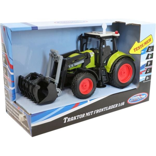 Speedzone Traktor mit Frontlader, Licht & Sound