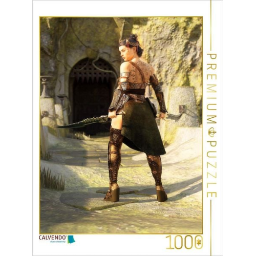 CALVENDO Puzzle Krieger Prinzessin | 1000 Teile Lege-Größe 64x48cm Foto-Puzzle für glückliche Stunden