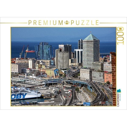CALVENDO Puzzle Ein Motiv aus dem Kalender Die zeitlose Schönheit von Genua | 1000 Teile Lege-Größe 64x48cm Foto-Puzzle für glückliche Stunden