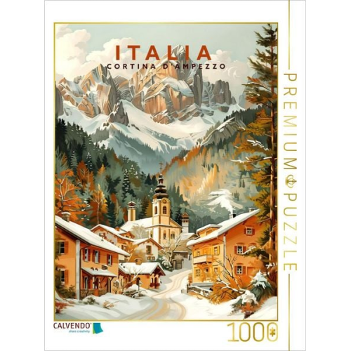 CALVENDO Puzzle Cortina d'Ampezzo | 1000 Teile Lege-Größe 64x48cm Foto-Puzzle für glückliche Stunden