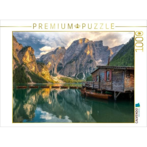 CALVENDO Puzzle Pragser Wildsee in Italien | 1000 Teile Lege-Größe 64x48cm Foto-Puzzle für glückliche Stunden