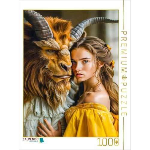 CALVENDO Puzzle Die Schöne und das Biest | 1000 Teile Lege-Größe 64x48cm Foto-Puzzle für glückliche Stunden