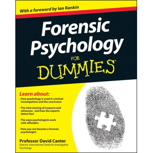David Canter - Forensic Psychology For Dummies