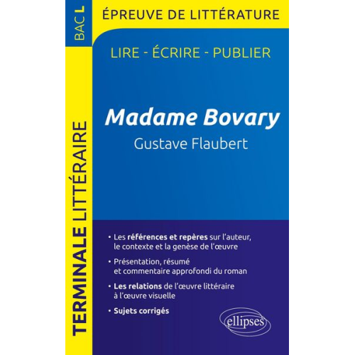 Bardet Caron - Madame Bovary, Flaubert