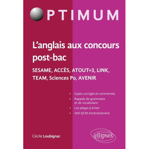 Cécile Loubignac - L'anglais aux concours post-bac
