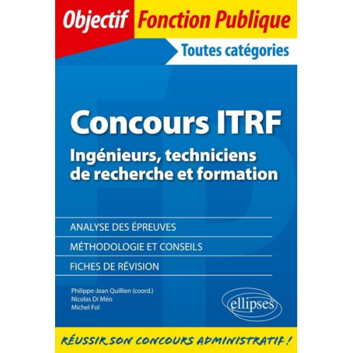 Xxxx Xxx Nicolas Di Méo Michel Fol - Concours ITRF - Ingénieurs, techniciens de recherche et formation de catégorie A, B et C
