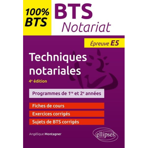 Angélique Montagner - BTS notariat - Techniques notariales