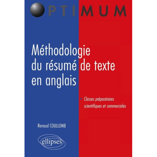 Renaud Coullomb - Méthodologie du résumé de texte en anglais