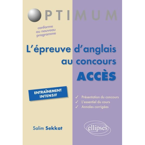 Salim Sekkat - L'épreuve d'anglais au concours ACCES