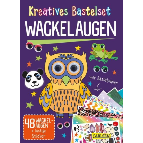 Bastelset für Kinder: Kreatives Bastelset: Wackelaugen
