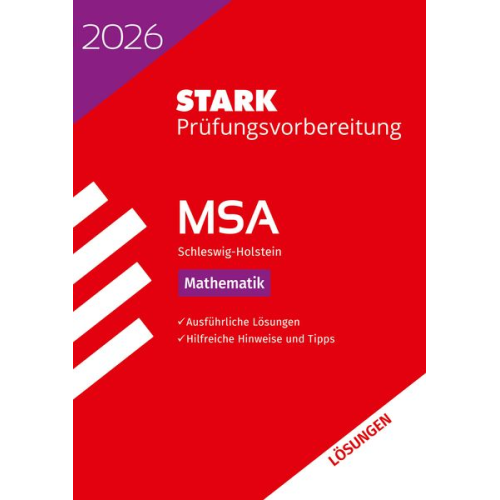 STARK Lösungen zu Mathematik - MSA 2026 Schleswig-Holstein - Prüfungsvorbereitung