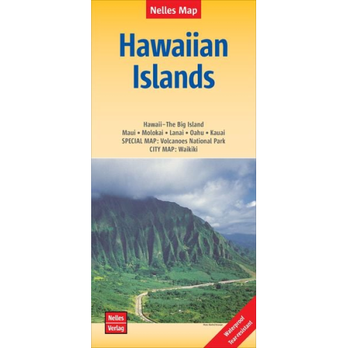 Nelles Map Landkarte Hawaiian Islands