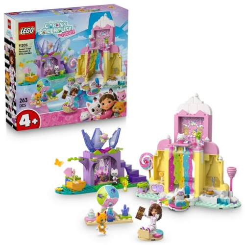 LEGO® Gabbys Puppenhaus Zuckerguss-Gebirge und Kätzchen-Garten (11205); Spielset für Rollenspiele