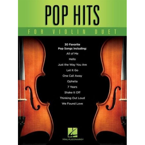 Leon Hal Leonard Publishing Corporation - Pop Hits for Violin Duet