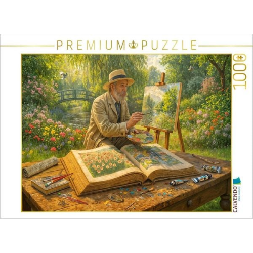 CALVENDO Puzzle Farbenzauber Kunst zwischen Seiten | 1000 Teile Lege-Größe 64x48cm Foto-Puzzle für glückliche Stunden