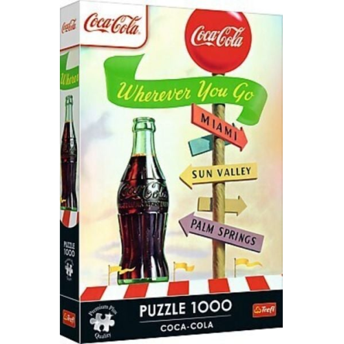 Puzzle Premium Plus 1000 Coca / Fanta / Sprite Wherever you're going