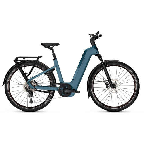 Kalkhoff ENTICE 5+ ADVANCE (800 Wh), 11 Gang Kettenschaltung, Unisexfahrrad, Wave, Modell 2025, 29 Zoll 48 cm duskblue / vintblue matt