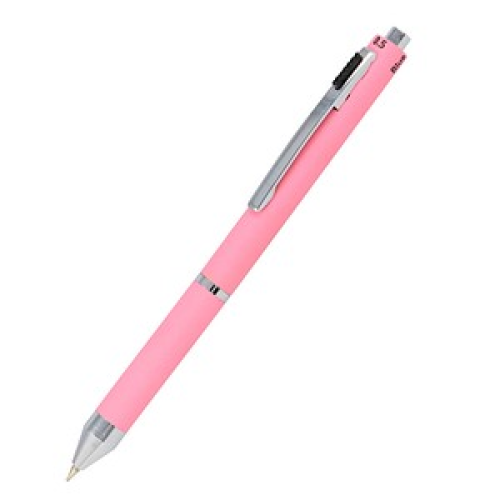 ONLINE® 4-Farben-Kugelschreiber Multipen rose, Schreibfarbe: rot, blau, schwarz, grau, 1 St.