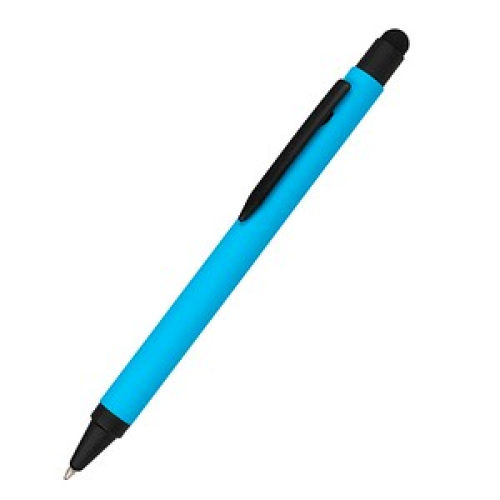 ONLINE® Kugelschreiber ALU Stylus blau, Schreibfarbe: blau, 1 St.